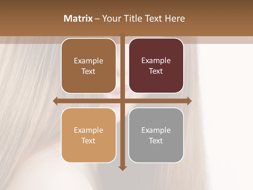 Portrait Healthy Young PowerPoint Template