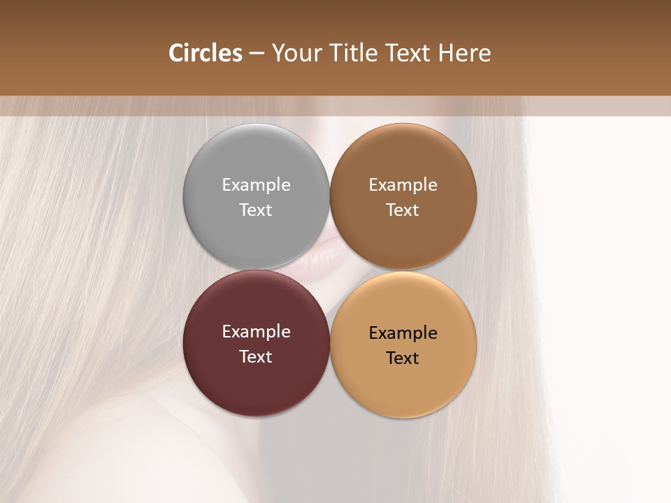 Portrait Healthy Young PowerPoint Template