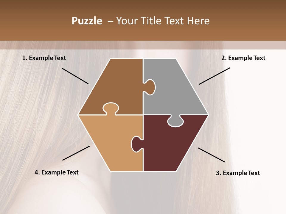 Portrait Healthy Young PowerPoint Template