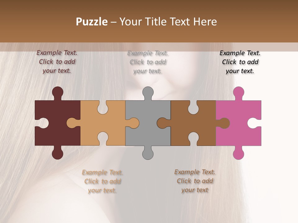 Portrait Healthy Young PowerPoint Template