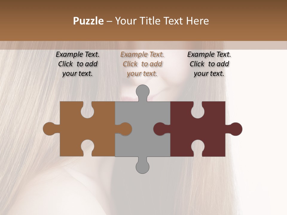 Portrait Healthy Young PowerPoint Template