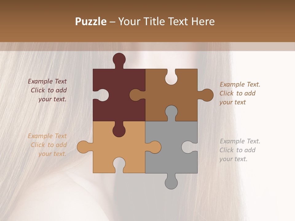 Portrait Healthy Young PowerPoint Template