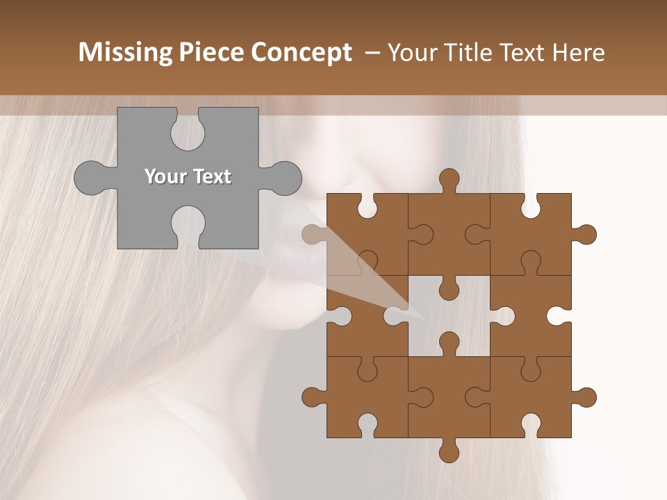 Portrait Healthy Young PowerPoint Template