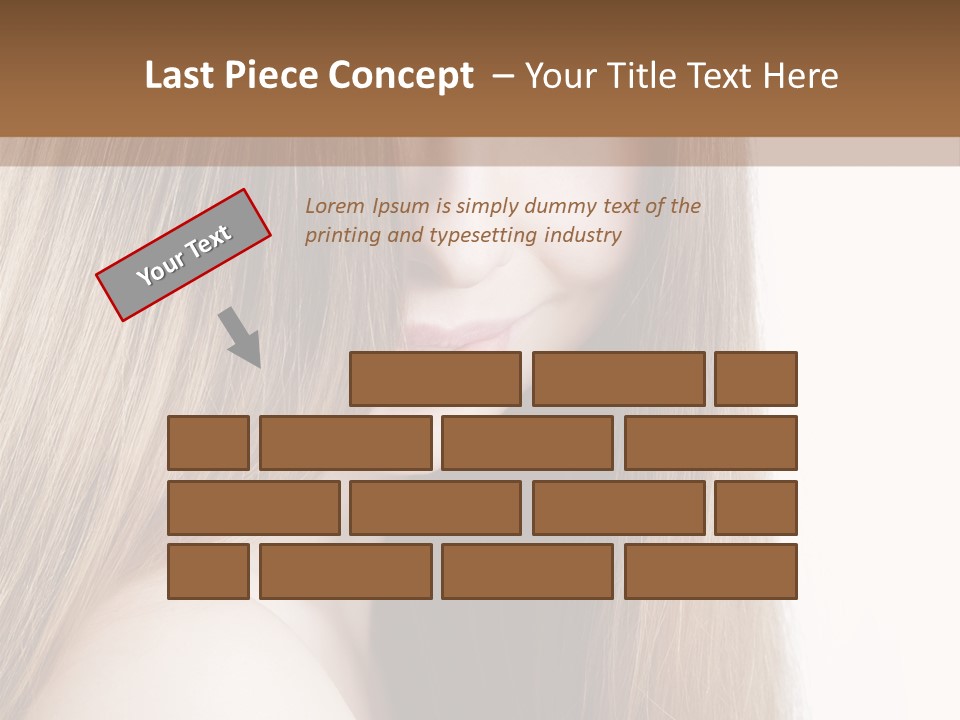 Portrait Healthy Young PowerPoint Template