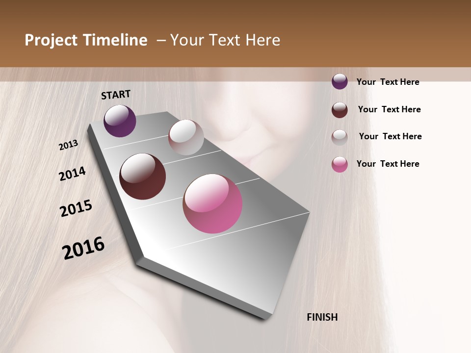 Portrait Healthy Young PowerPoint Template