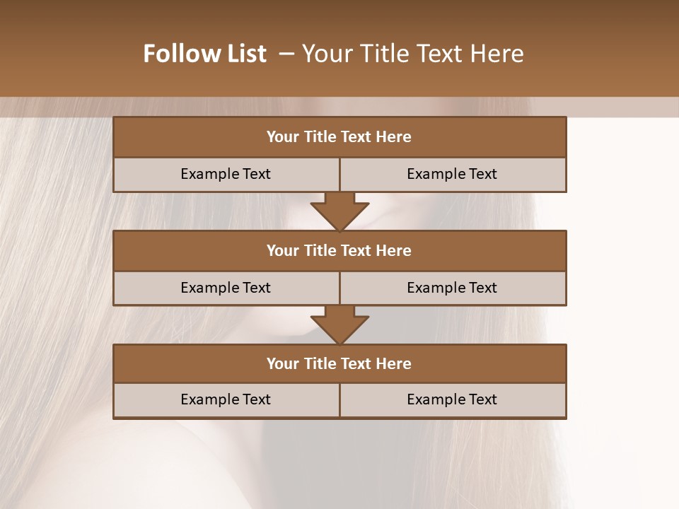 Portrait Healthy Young PowerPoint Template