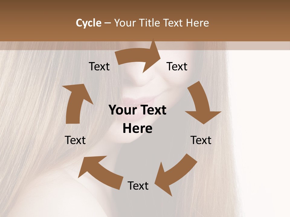 Portrait Healthy Young PowerPoint Template