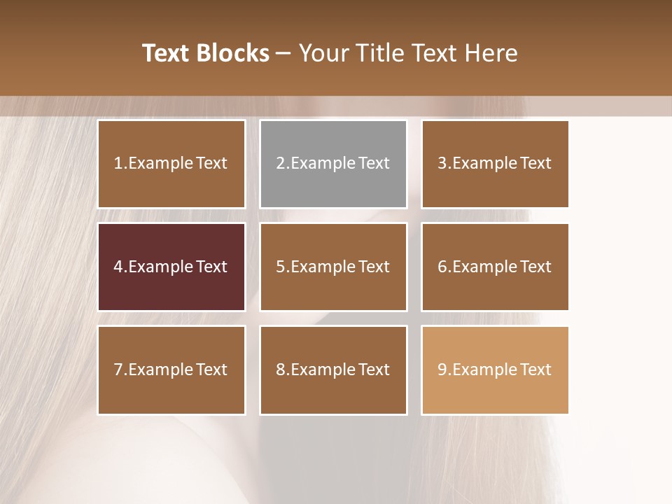 Portrait Healthy Young PowerPoint Template