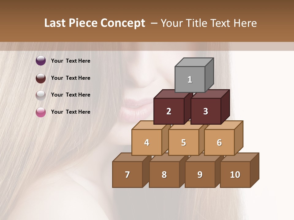 Portrait Healthy Young PowerPoint Template