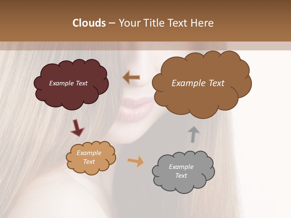 Portrait Healthy Young PowerPoint Template