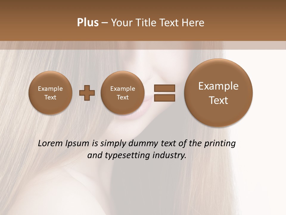 Portrait Healthy Young PowerPoint Template