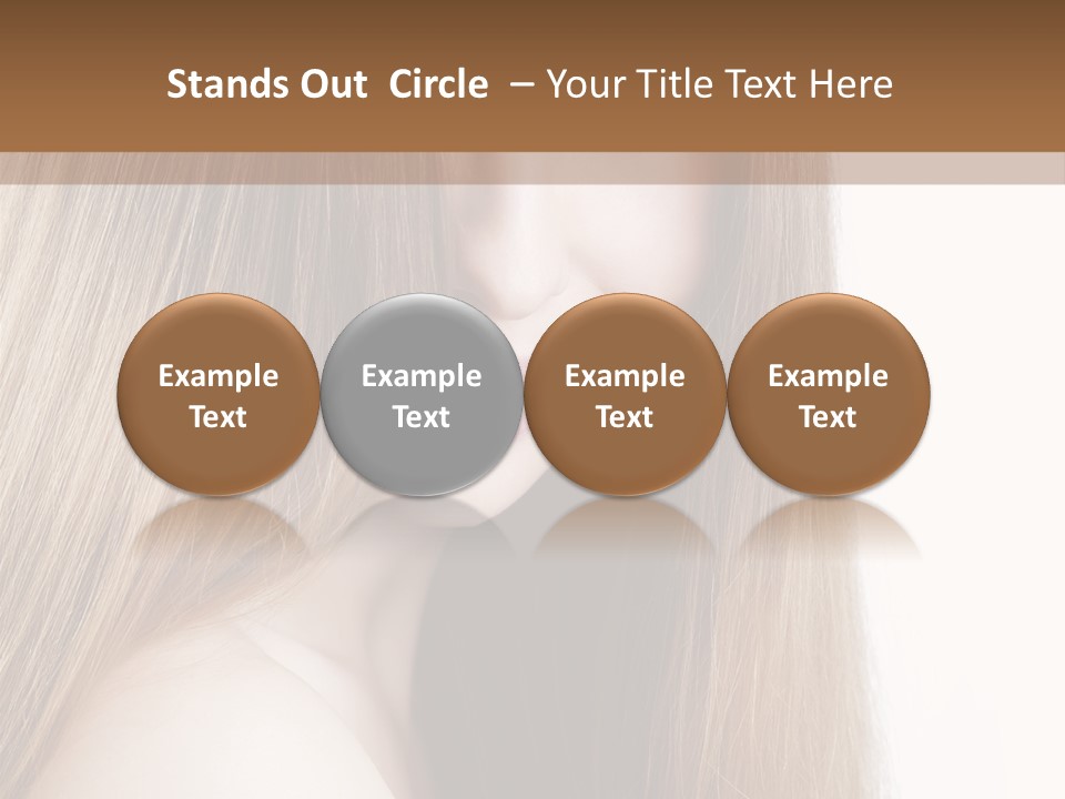 Portrait Healthy Young PowerPoint Template