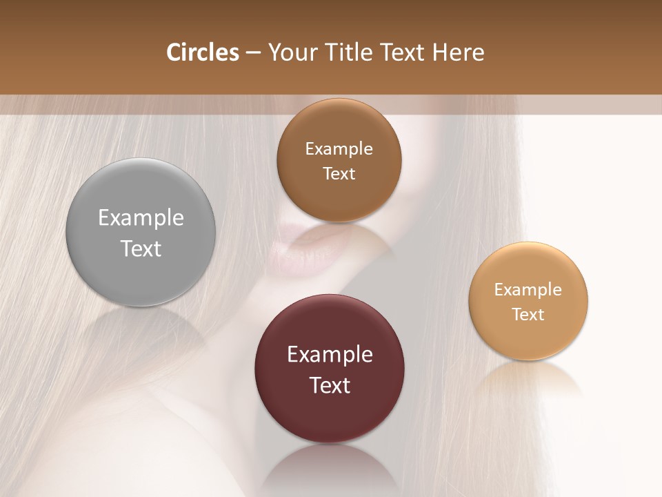 Portrait Healthy Young PowerPoint Template
