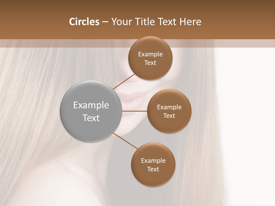 Portrait Healthy Young PowerPoint Template