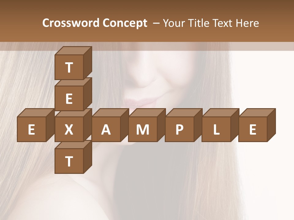 Portrait Healthy Young PowerPoint Template