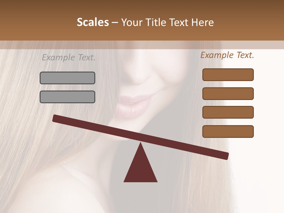Portrait Healthy Young PowerPoint Template