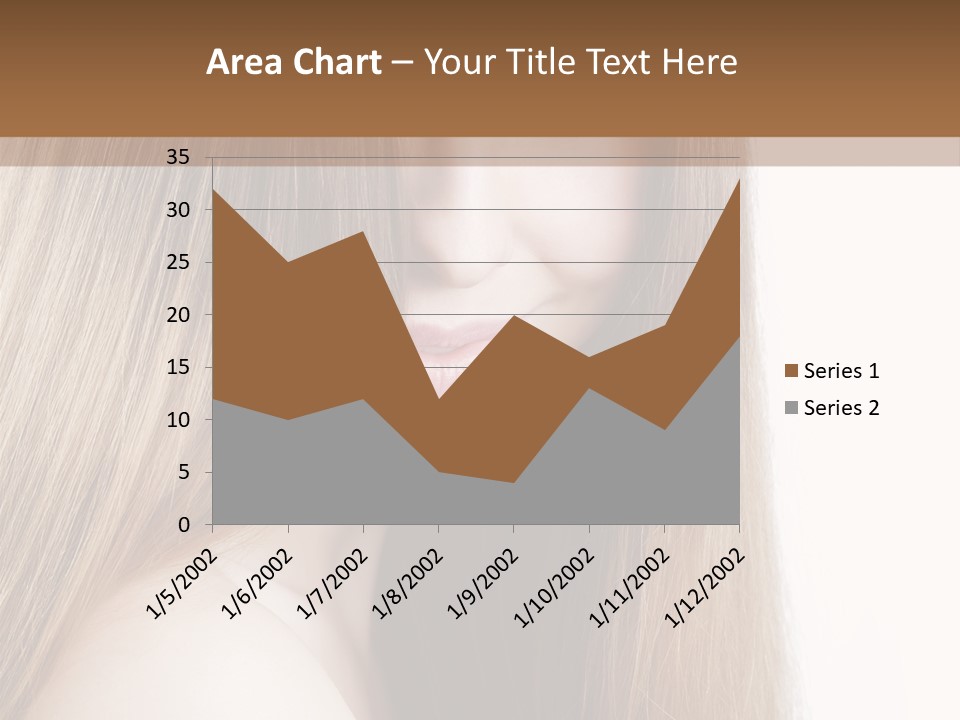 Portrait Healthy Young PowerPoint Template