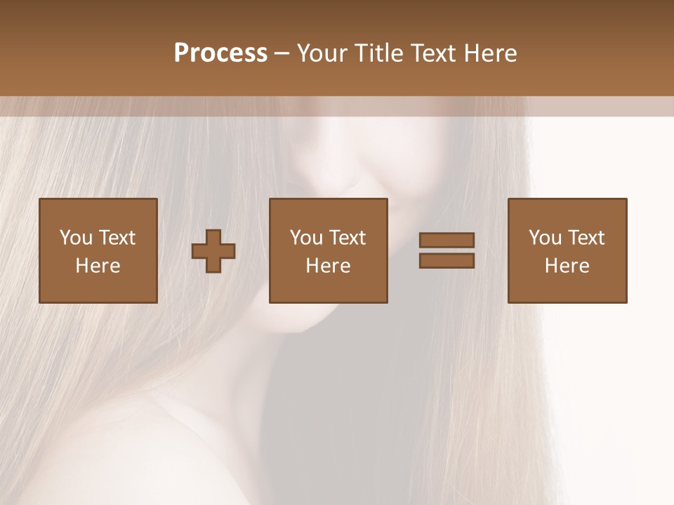 Portrait Healthy Young PowerPoint Template
