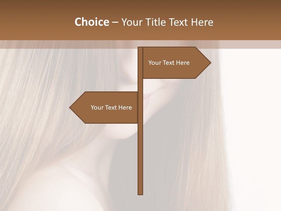 Portrait Healthy Young PowerPoint Template