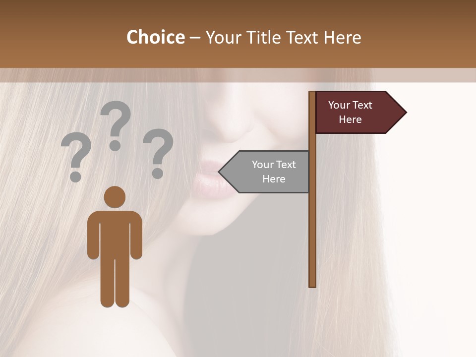 Portrait Healthy Young PowerPoint Template