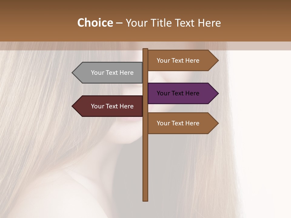 Portrait Healthy Young PowerPoint Template