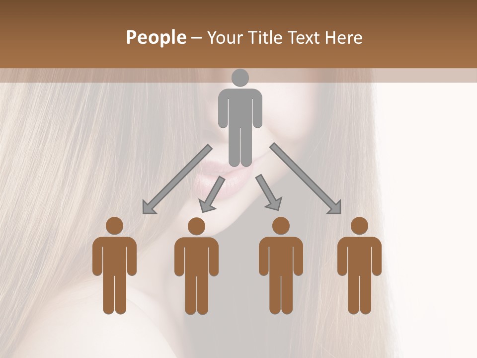 Portrait Healthy Young PowerPoint Template