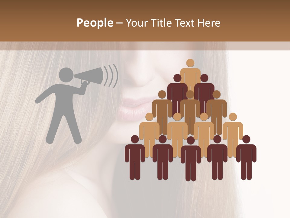 Portrait Healthy Young PowerPoint Template