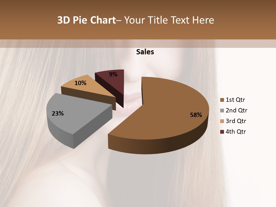 Portrait Healthy Young PowerPoint Template