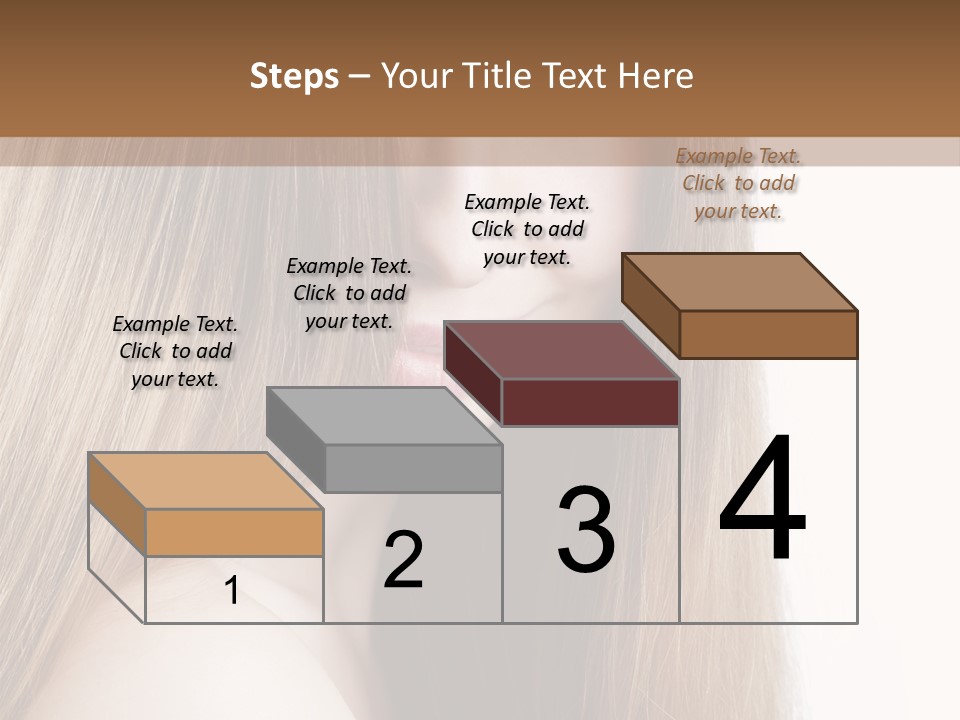 Portrait Healthy Young PowerPoint Template