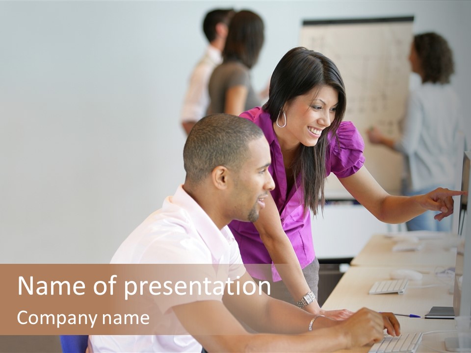 Top Caucasian Internship PowerPoint Template