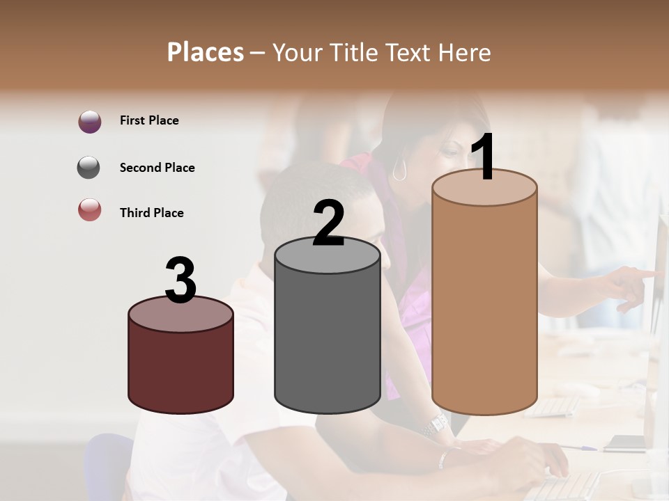 Top Caucasian Internship PowerPoint Template