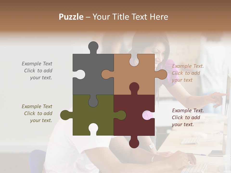 Top Caucasian Internship PowerPoint Template