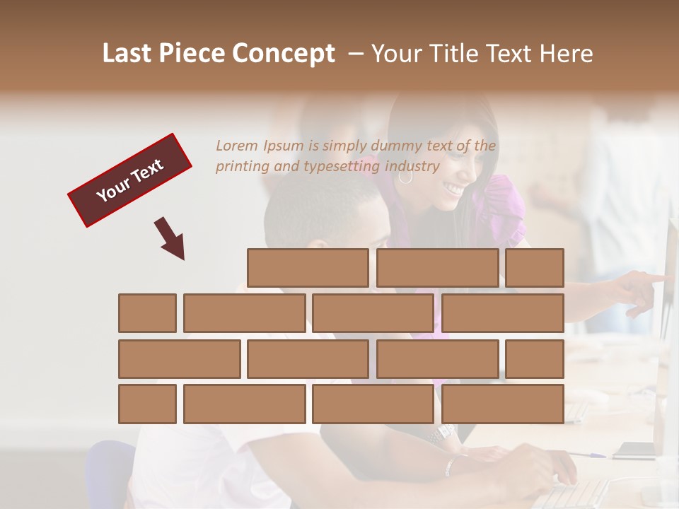 Top Caucasian Internship PowerPoint Template