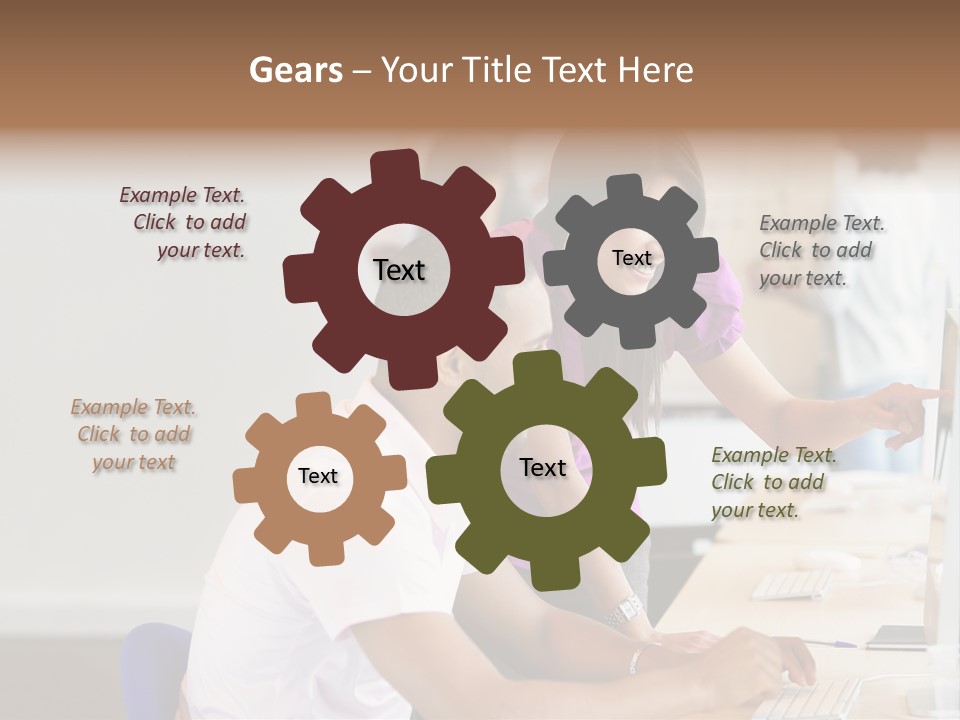 Top Caucasian Internship PowerPoint Template