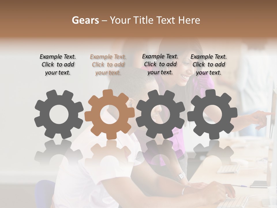 Top Caucasian Internship PowerPoint Template