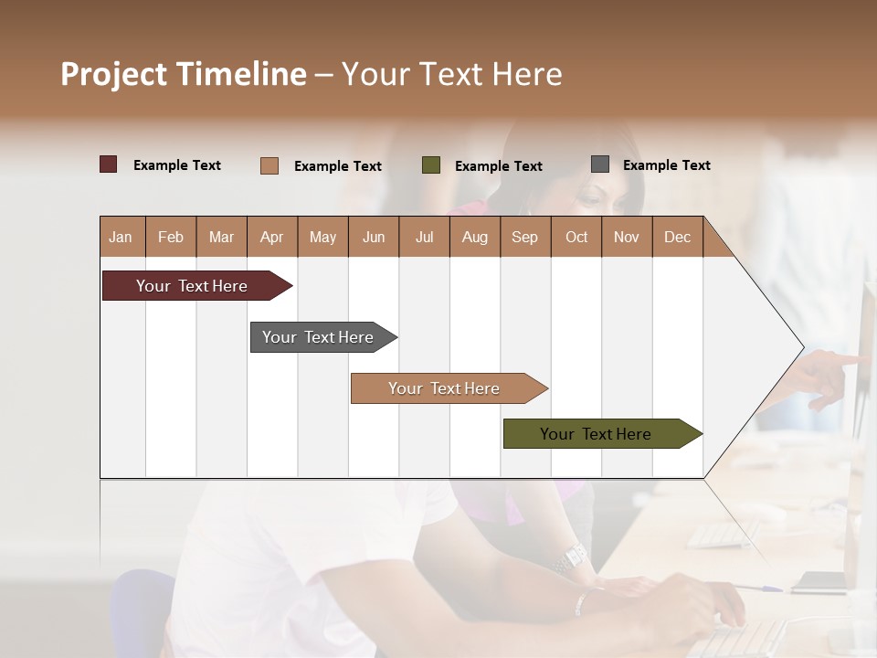 Top Caucasian Internship PowerPoint Template