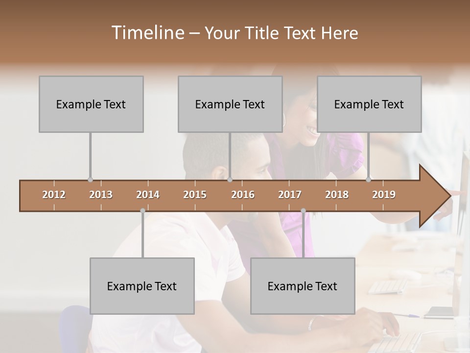 Top Caucasian Internship PowerPoint Template