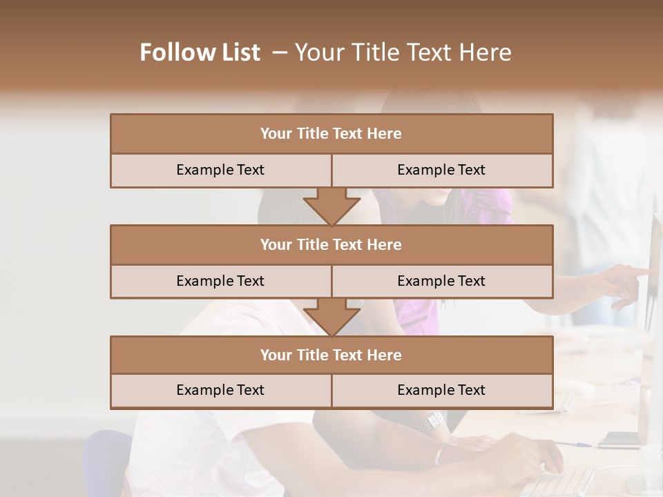Top Caucasian Internship PowerPoint Template