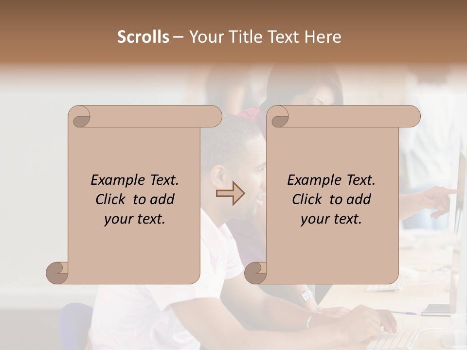 Top Caucasian Internship PowerPoint Template