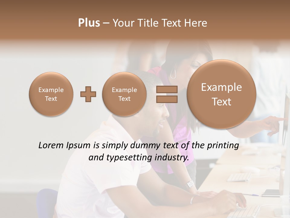 Top Caucasian Internship PowerPoint Template