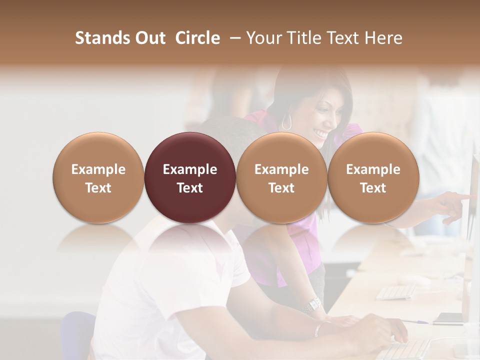 Top Caucasian Internship PowerPoint Template