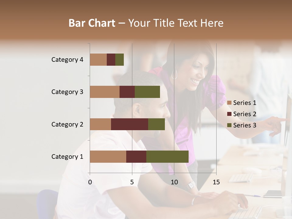 Top Caucasian Internship PowerPoint Template