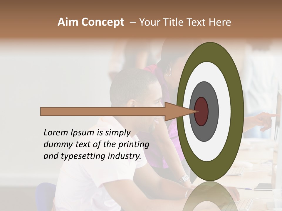 Top Caucasian Internship PowerPoint Template