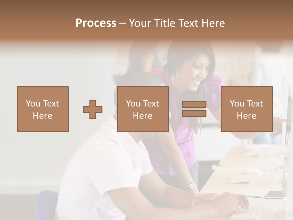 Top Caucasian Internship PowerPoint Template