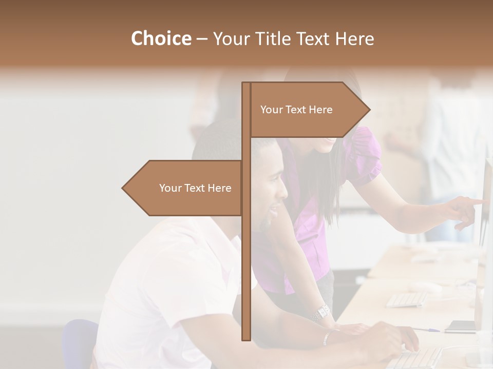Top Caucasian Internship PowerPoint Template