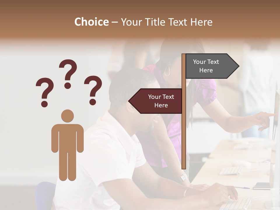 Top Caucasian Internship PowerPoint Template