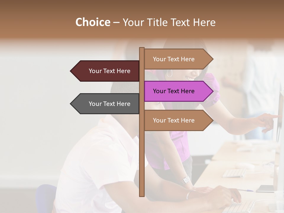 Top Caucasian Internship PowerPoint Template