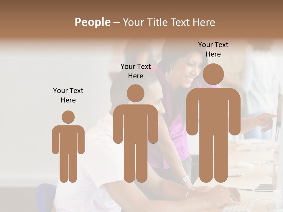 Top Caucasian Internship PowerPoint Template