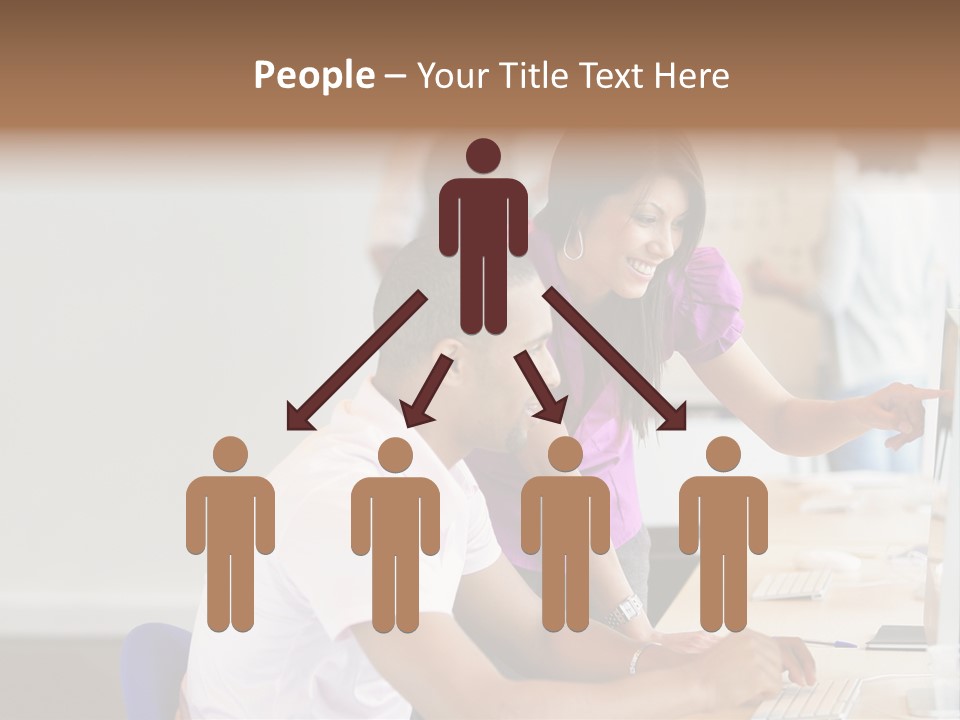 Top Caucasian Internship PowerPoint Template