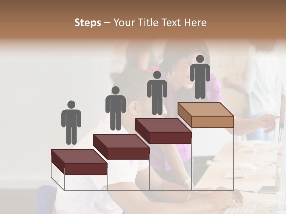 Top Caucasian Internship PowerPoint Template